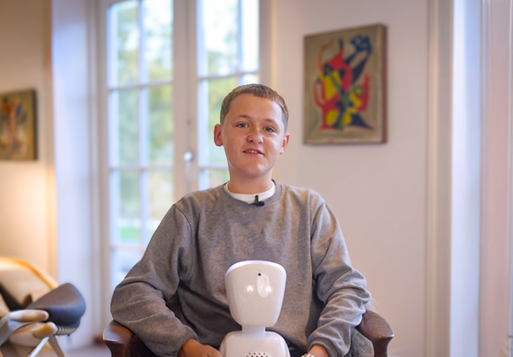 Viktor Med Robot Uden Tekst