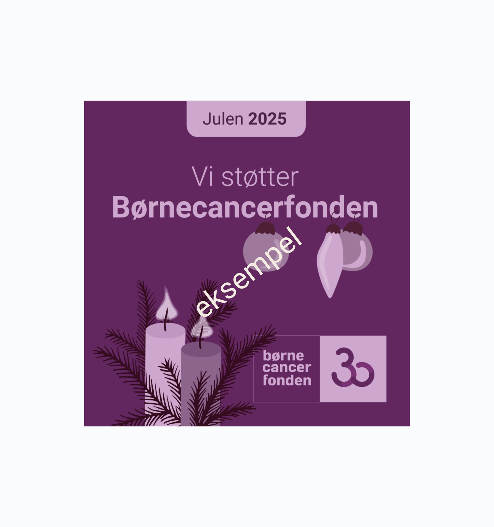 Julestøttebanner 2025